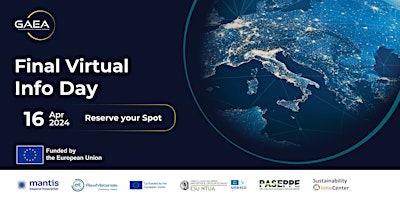 Imagen principal de Final Virtual Info Day | Green Alternatives for European Autonomy (GAEA)