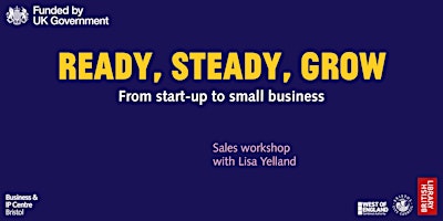 Hauptbild für Sales workshop -  Ready Steady Grow