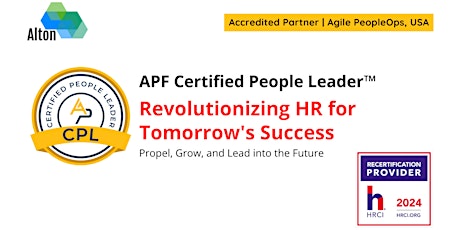 APF Certified People Leader™ (APF CPL™) | Apr 22-23, 2024