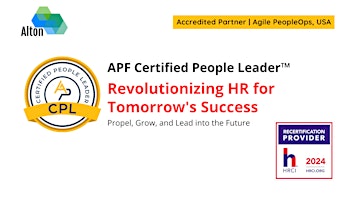 APF Certified People Leader™ (APF CPL™) | Apr 29-30, 2024 primary image