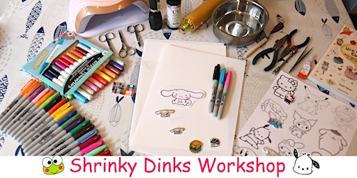 Primaire afbeelding van Shrinky Dinks workshop. Make professional keychain, pin, badges & Jibbitz