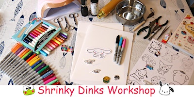 Hauptbild für Shrinky Dinks workshop. Make professional keychain, pin and badges