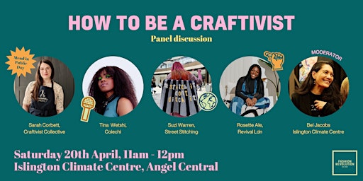 Imagen principal de Mend in Public Day Panel: How to be a craftivist