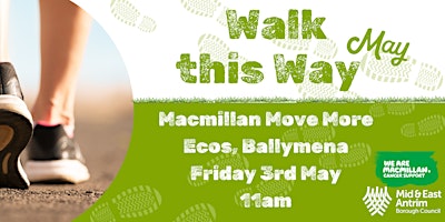 Imagem principal do evento Macmillan Move More Walk - Ballymena