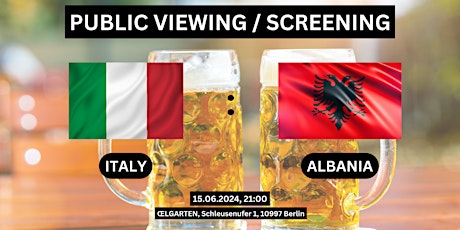 Public Viewing/Screening: Italy vs. Albania