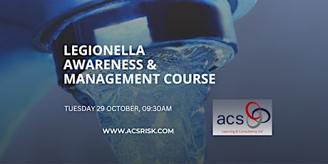 Legionella Awareness & Management Course