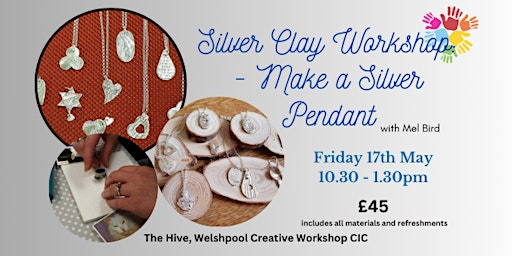 Imagem principal do evento Silver Clay Workshop, Make a Pendant