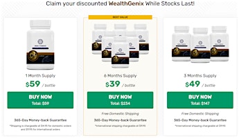 WealthGenix REPORT REVEALED Nobody Tells You 100% Truth About WealthGenix Healthy Well-Being! primary image