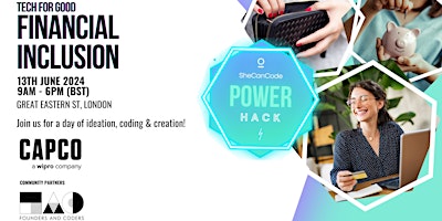 Image principale de SheCanCode Power Hack: Financial Inclusion