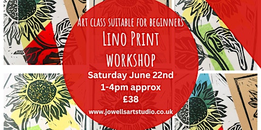 Lino print workshop - suitable for beginners and Improvers