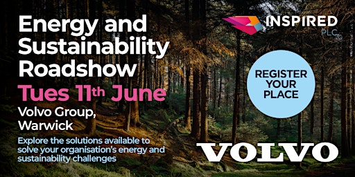 Energy and Sustainability Roadshow - Volvo, Warwick primary image