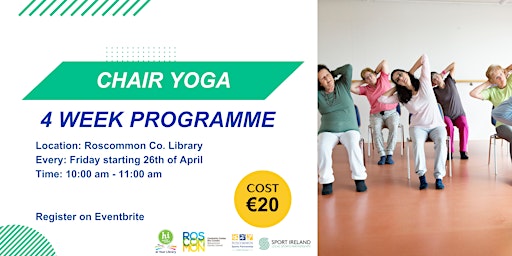 Imagem principal do evento Chair Yoga at Roscommon Co. Library