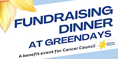 Imagem principal do evento Fundraising Dinner @ Greendays