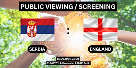 Public Viewing/Screening: Serbia vs. England