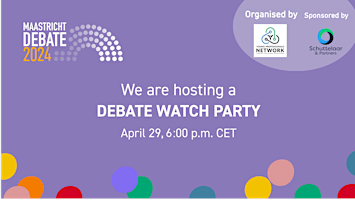 Imagem principal de Maastricht Debate Watch Party - by Young Professionals Network