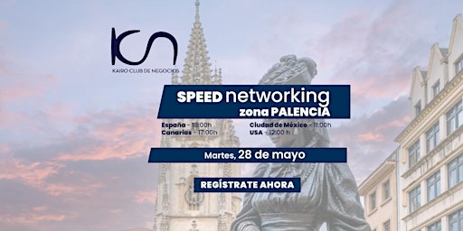 Speed Networking Online Zona Palencia - 28 de mayo  primärbild