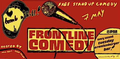 Primaire afbeelding van FRONTLINE COMEDY - STAND UP COMEDY ON A TUESDAY 7.5.24