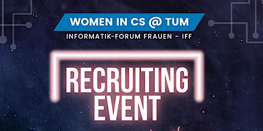 Primaire afbeelding van Women in CS @ TUM - Recruiting Event