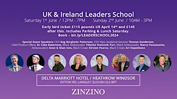 Zinzino Leader School 2024 - London primary image