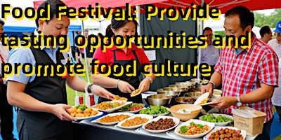 Hauptbild für Food Festival: Provide tasting opportunities and promote food culture