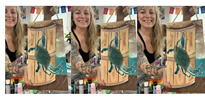Imagem principal do evento Real Crab Shell! Clarksville, Bushel and Peck with Artist Katie Detrich!