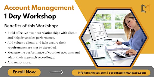 Image principale de Account Management 1 Day Workshop in Auckland on 22nd Apr, 2024