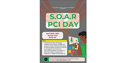 Image principale de NSBE's SOAR Pre-College Initiative Day - In Partnership with PATT