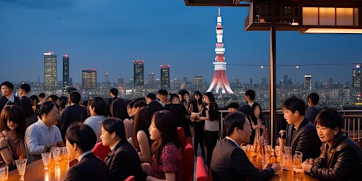 Rooftop Lounge Party in Akasaka