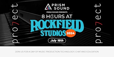 Hauptbild für Prism Sound presents: 8 Hours at Rockfield 2024