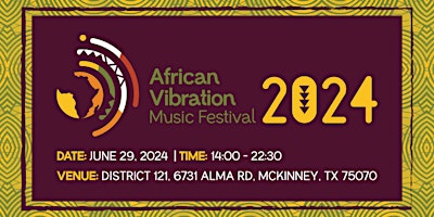 Imagem principal do evento African Vibration Music Festival
