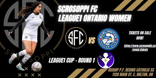 Hauptbild für Scrosoppi FC Women's Championship vs Burlington Bayhawks (League Cup)