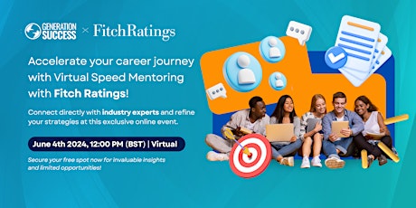 Accelerate your career journey: Virtual Speed Mentoring with Fitch Ratings  primärbild