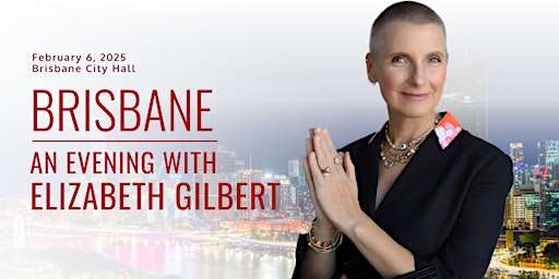 An Evening with Elizabeth Gilbert in Brisbane  primärbild