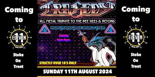 Tragedy all metal tribute to The Bee Gees and beyond live Eleven stoke  primärbild