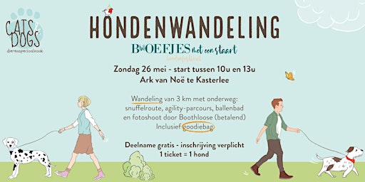 Hauptbild für B(w)oefjes met een staart-hondenwandeling by dierenspeciaalzaak Cats & Dogs