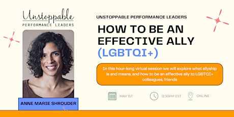 How to be an Effective Ally (LGBTQI+)