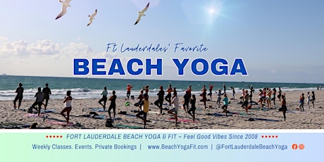 Beach Yoga Sunday Flow ♥ Ft Lauderdale since 2008