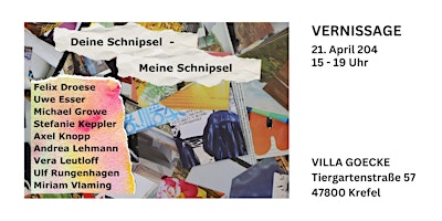 Primaire afbeelding van Vernissage "Deine Schnipsel - Meine Schnipsel"