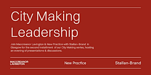 Imagem principal do evento City Making, Leadership
