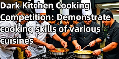 Imagem principal do evento Dark Kitchen Cooking Contest: Cooking Tips for Various Gourmet Foods