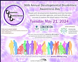 Imagem principal do evento 2024 Developmental Disability Awareness Day Conference