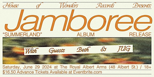 Imagen principal de House of Wonders Presents: Jamboree's "Summerland" Release w/ Beth & JUG