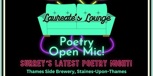 Copy of SURREY POETRY OPEN MIC - Laureate's Lounge Staines primary image