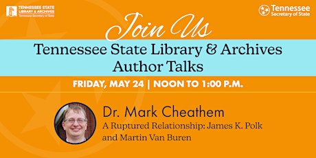 Imagem principal do evento An "Author Talks" event featuring Dr. Mark Cheathem