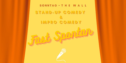 Immagine principale di Comedyshow  • 20 Uhr • Fast Spontan • in Friedrichshain 