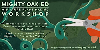 Primaire afbeelding van Miniature Plant-Making Workshop!