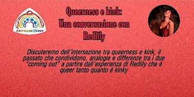 Imagem principal do evento Queerness e Kink: una conversazione con Red Lily