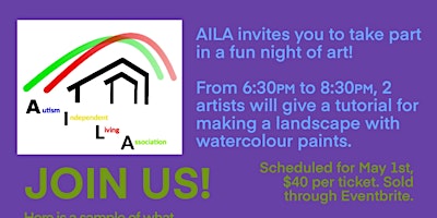 Imagem principal do evento AILA Paint Night Fundraiser