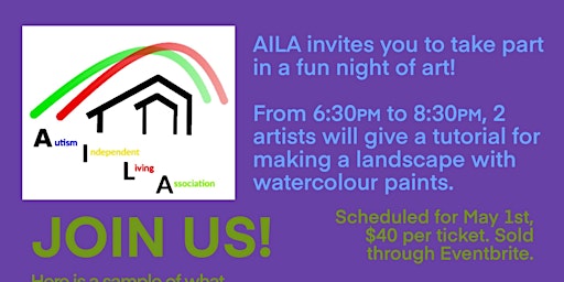 Hauptbild für AILA Paint Night Fundraiser