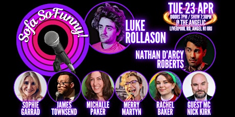 Sofa SoFunny! feat Luke Rollason, Nathan D’Arcy Roberts & friends